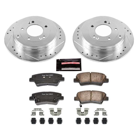Power Stop 07-09 Kia Amanti Rear Z23 Evolution Sport Brake Kit - K4710