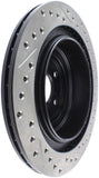 StopTech 06-07 Subaru Impreza WRX (Exc STi) Slotted & Drilled Right Rear Rotor - 127.47025R