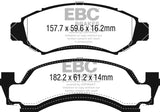 EBC 1974 AMC Ambassador 5.0L Ultimax2 Front Brake Pads - UD050