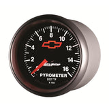 Autometer GM Full Sweep Electric 52mm 0-1600 degree F Pyrometer - 3644-00406
