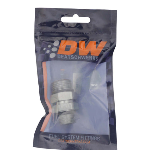 DeatschWerks 8AN ORB Male to 10AN ORB Male Swivel Adapter - Anodized DW Titanium - 6-02-0425