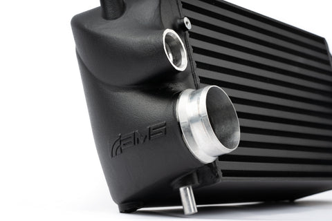 AMS Performance 2015+ Ford F-150 & Raptor 2.7L/3.5L EcoBoost Stock Loc Intercooler (Black w/o Logo) - AMS.55.09.0001-4