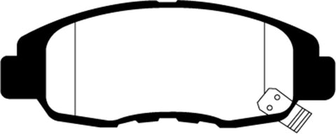 EBC 05-07 Ford F250 (inc Super Duty) 5.4 (2WD) Redstuff Front Brake Pads - DP71777