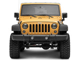 Raxiom 97-18 Jeep Wrangler TJ/JK Axial 7-Inch LED Headlights w/ DRL- Black Housing (Clear Lens) - J155570