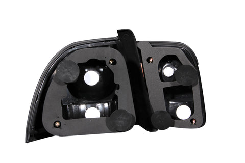 ANZO 1996-1997 Honda Accord Taillights Black - 221039