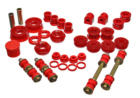 Energy Suspension 03-05 Dodge SRT-4 FWD Red Hyper-flex Master Bushing Set - 5.18114R