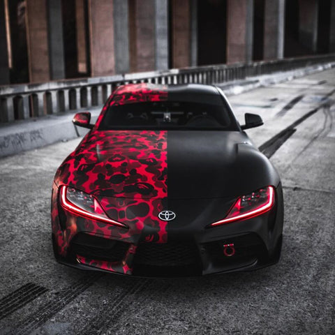 Oracle 20-21 Toyota Supra GR RGB+A Headlight DRL Upgrade Kit - ColorSHIFT 2 - 1400-333