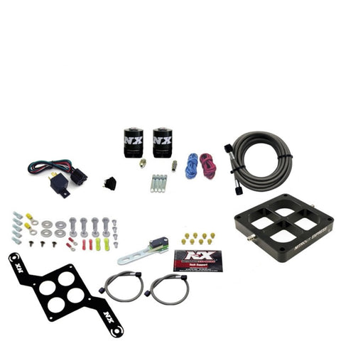 Nitrous Express Dominator Single Entry Billet Crossbar Pro-Power Nitrous Kit (100-500HP) w/o Bottle - 63570-00