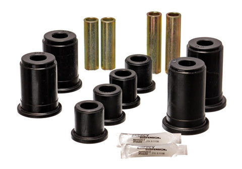 Energy Suspension 99-04 Chevy Silverado/GMC Sierra Black Front and Lower Control Arm Bushing Set - 3.3186G