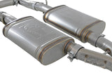 aFe MACH Force-Xp 2-1/2in 304 SS Cat-Back Exhaust 15-21 Dodge Challenger V6-3.6L - Quad Black Tip - 49-32067-B
