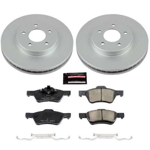 Power Stop 08-10 Ford Escape Front Z17 Evolution Geomet Coated Brake Kit - CRK4581