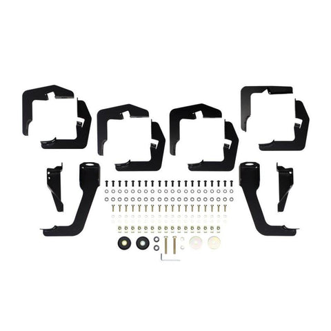 Westin 07-13 Chevy Silv 1500 Extended Cab (6.5ft) PRO TRAXX 5 WTW Oval Nerf Step Bars - Blk - 21-534595