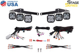 Diode Dynamics 17-20 Ford Raptor SS3 LED Fog Light Kit - Yellow Max - DD7361