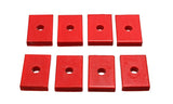 Energy Suspension Pad 2-7/16in L X 1-5/8in W X 15/32in Id X 1/2in H - Red - 9.9536R