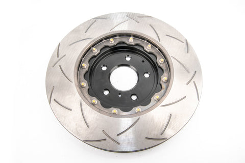 DBA 09+ Nissan 370Z Sport / Infiniti G37 Sport Front Slotted 5000 Series 2 Piece Rotor Assembled w/ - 52314BLKS