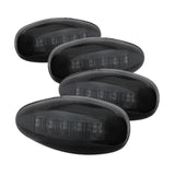 xTune Chevy Silverado 99-13 Dually 2 Red LED Amber LED Side Fender Lights Smoke ACC-LED-GMD99-SL-SM - 9924682