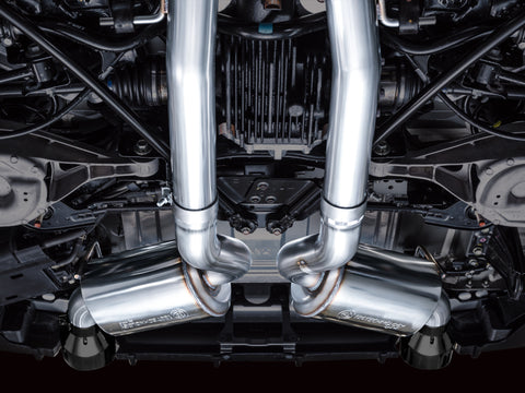 AWE 2023 Nissan Z RZ34 RWD Touring Edition Catback Exhaust System w/ Diamond Black Tips - 3015-33400