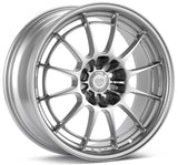 Enkei NT03+M 18x9.5 5x114.3 27mm Offset 72.6mm Bore F1 Silver Wheel - 3658956527SP