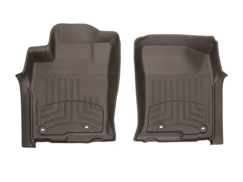 WeatherTech 2013+ Toyota 4Runner Front FloorLiner HP - Cocoa - 474931IM