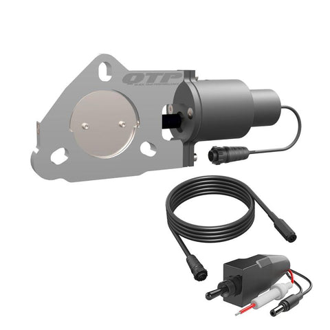 QTP 2.5in Bolt-On QTEC Electric Cutout Valve - Single - QTEC25