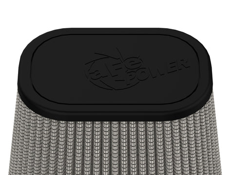 aFe Magnum FLOW Pro DRY S Air Filter 4in F (7-3/4x6-1/2)in B (5-3/4x3-3/4)in T x 7in H - 24-90201D