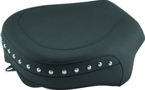 Mustang 08-21 Harley Electra Glide,Rd Glide,Rd King,Str Glide Pass Seat(13.5wide)/Studs - Black - 75451