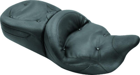 Mustang 08-21 Harley Electra Glide, Rd Glide, Rd King, Str Glide Touring 1PC Seat Regal - Black - 79539