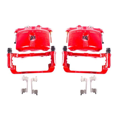 Power Stop 03-06 Cadillac Escalade Rear Red Calipers w/Brackets - Pair - S4940