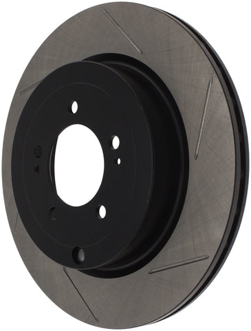 StopTech Power Slot 08-09 Evo 10 Slotted Left Rear Rotor - 126.46075SL