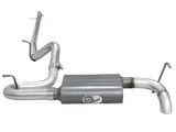 aFe Scorpion 2-1/2in Alum Steel Cat-Back Hi-Tuck 07-18 Jeep Wrangler (JK) V6 (Fits 4 Dr Model Only) - 49-08042-1