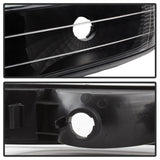 xTune Chevy Tahoe 00-06 Amber Crystal Headlights w/ Bumper Lights Black HD-JH-CSIL99-SET-AM-BK - 5064219