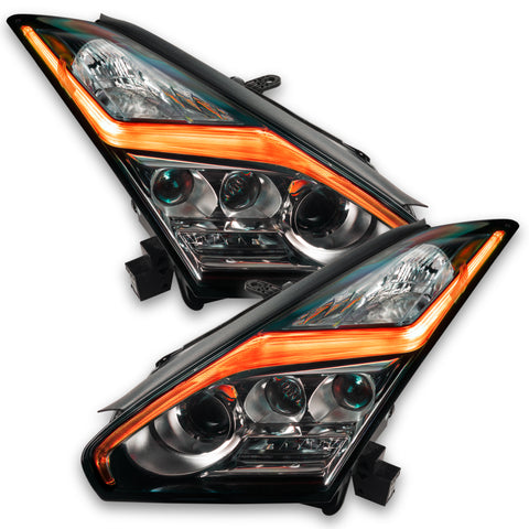 Oracle 15-21 Nissan GT-R RGB+W Lightning Bolt Headlight DRL Kit w/ BC1 Controller - 1283-335
