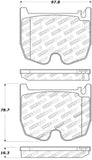 StopTech Street Touring Brake Pads - 308.09830