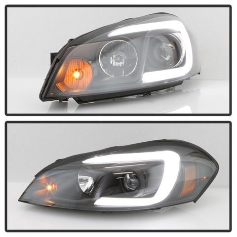 Spyder 06-13 Chevy Impala / 06-07 Chevy Monte Carlo Projector Headlights - Light Bar - Black - 5086679