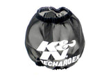 K&N Universal PreCharger Round Tapered Air Filter Wrap Black 3in Base ID x 2in Top ID x 3in H - 22-8028PK