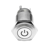 Oracle Power Symbol On/Off Flush Mount LED Switch - Amber - 2057-005