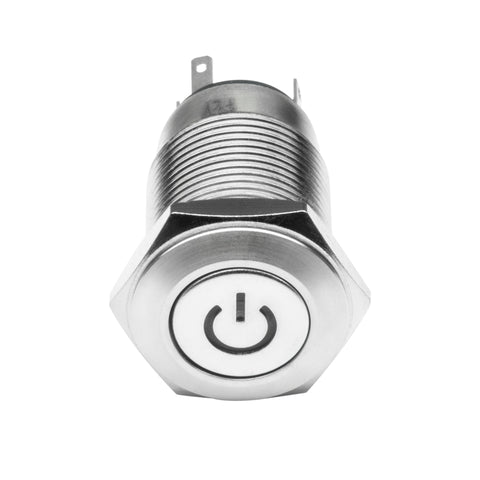 Oracle Power Symbol On/Off Flush Mount LED Switch - Amber - 2057-005