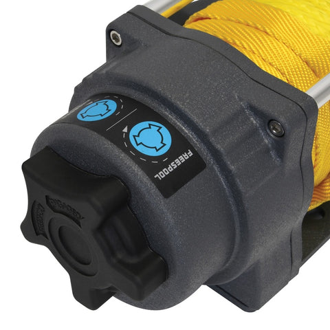 Superwinch 3500 LBS 12V DC 7/32in x 32ft Synthetic Rope Terra 3500SR Winch - Gray Wrinkle - 1135270