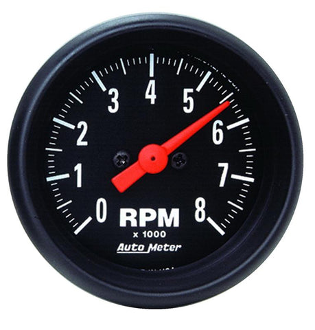 Autometer Z-Series 52mm 8000RPM Tachometer - 2698