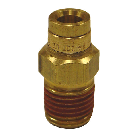 Firestone Male Connector 5/16in. Push-Lock x 1/4in. NPT Brass Air Fitting - 25 Pack (WR17603058) - 3058