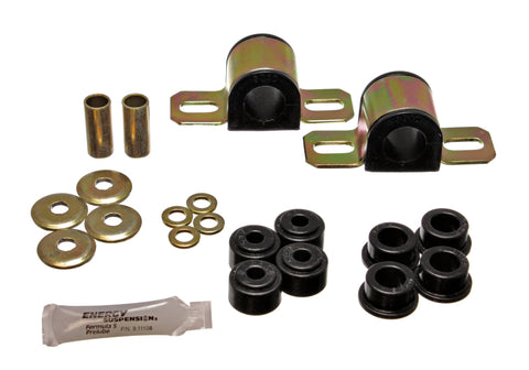 Energy Suspension 84-01 Jeep Cherokee Black Frt 25mm Sway Bar Bushing Set w/End Link Bushings - 2.5106G