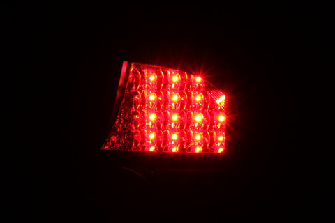 ANZO 2004-2005 Honda Civic LED Taillights Black - 321035