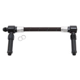 Russell Performance -8 AN to -8 AN ProClassic Demon Carb Dual Inlet Carb Kit (Black/Silver) - 641183