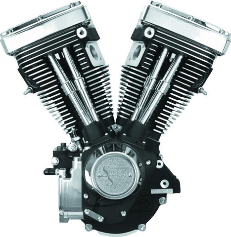 S&S Cycle 84-99 BT V80 Long Block Engine - Wrinkle Black - 310-0233