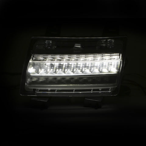 ANZO 18-19 Jeep Wrangler JL Halogen Chrome Clear w/ Sequential Signal - 511083