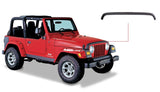 Bushwacker 98-06 Jeep TJ Trail Armor Hood Stone Guard - Black - 14006