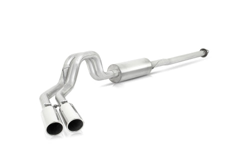Gibson 15-19 Ford F-150 XL 5.0L 3in/2.5in Cat-Back Dual Sport Exhaust - Stainless - 69223