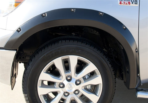 Lund 07-13 Toyota Tundra RX-Rivet Style Textured Elite Series Fender Flares - Black (4 Pc.) - RX602T