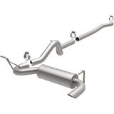 MagnaFlow 12-14 Jeep Wrangler 4dr Single Straight Rear P/S Exit Stainless C/B Performance Exhaust - 15117