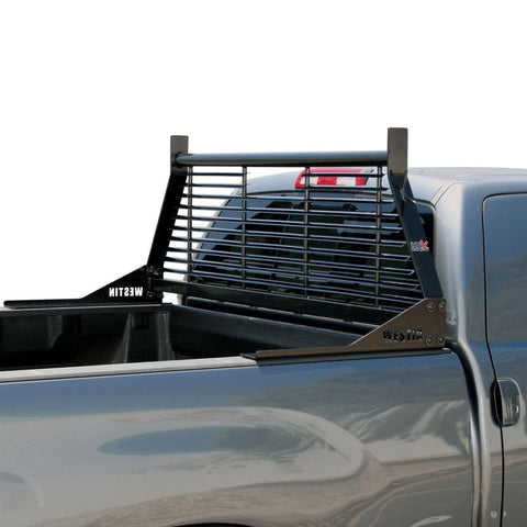 Westin 1999-2018 Chevrolet/Ford/GMC/Toyota Silverado/Sierra 1500/2500/3500 HD Headache Rack - Black - 57-8025
